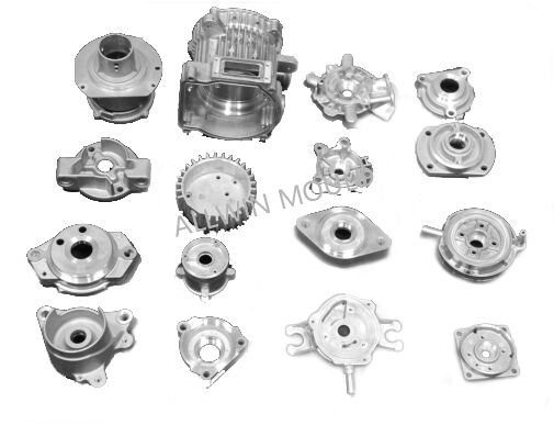 Aluminiumlegierung Druckgießformteile Bearbeitete Kunststoffprototypen Mehrfachhöhle