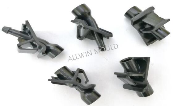 Automotive Injection Molded Precision Parts Molding Plastic Snap Fit Connectors & Clips